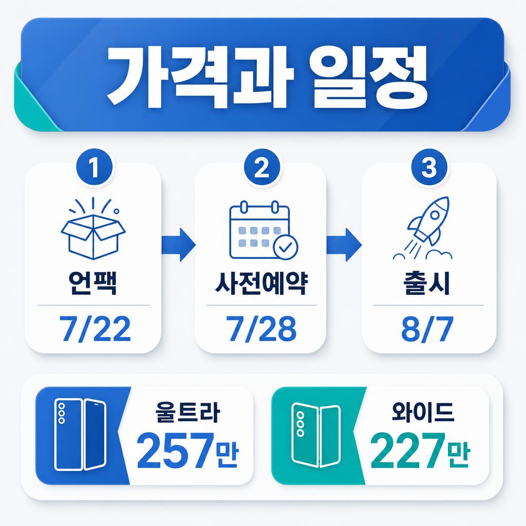 가격일정