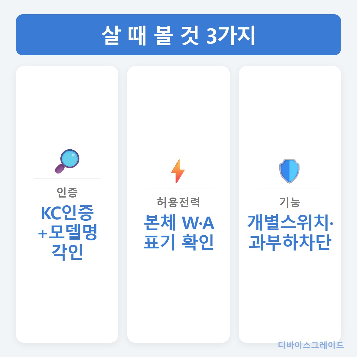구매체크3가지