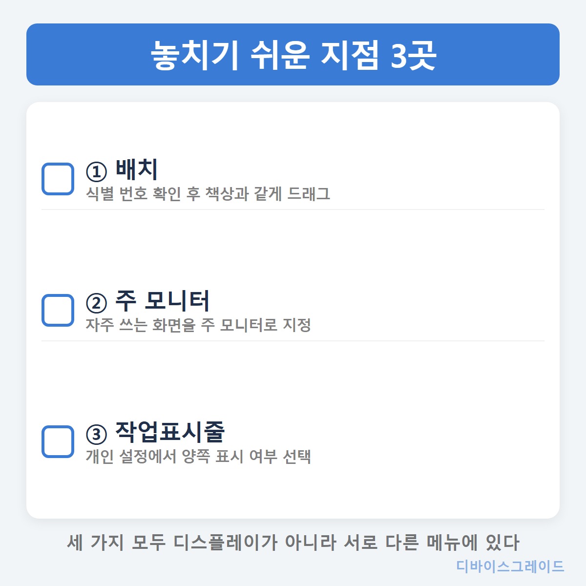 점검리스트